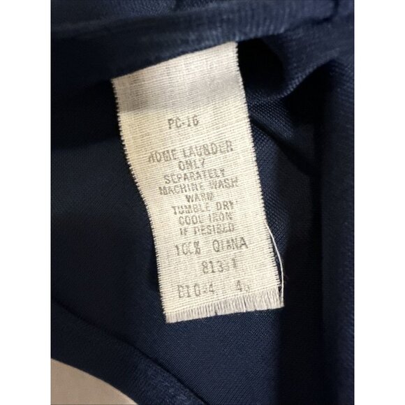 Van Heusen Men Polo Shirt Size XL Blue Short Sleeve Collar Button Up - Picture 5 of 7